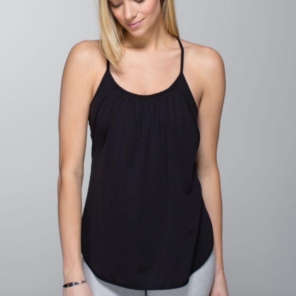 Lululemon Tuck Me In Tank Black Size 8